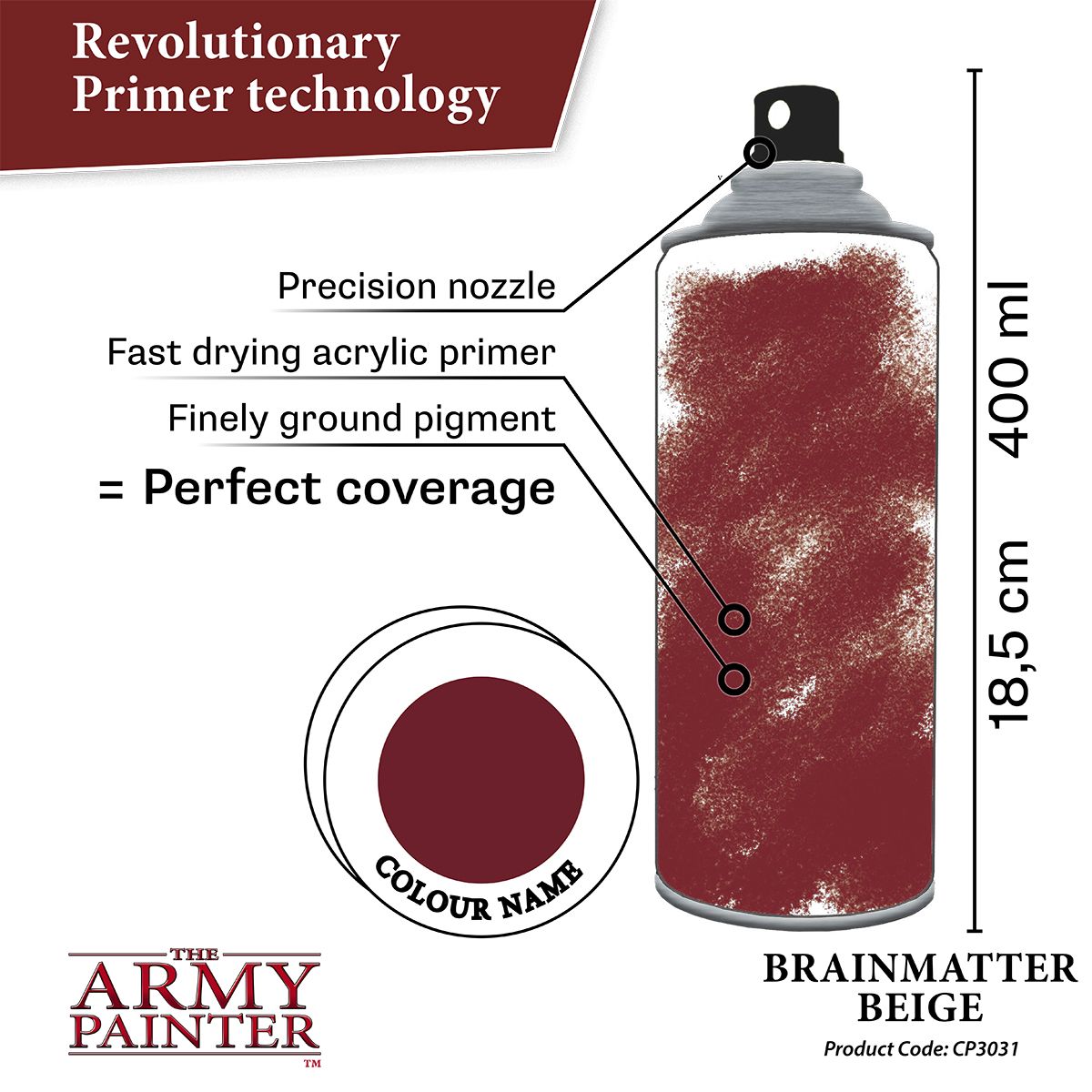 Army Painter Colour Primer: Desert Yellow Spray