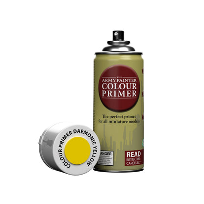 Army Painter Colour Primer: Daemonic Yellow Spray