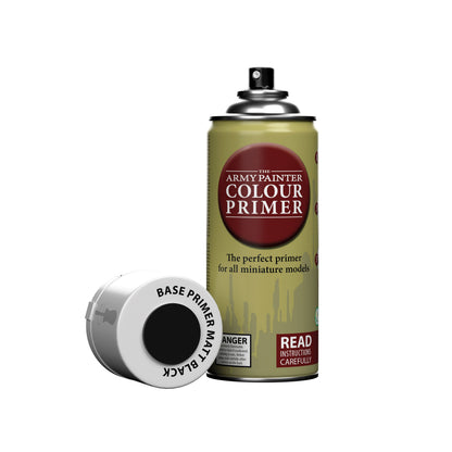 Army Painter Colour Primer: Matte Black Spray