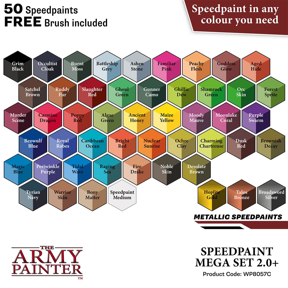 Army Painter Warpaints Speedpaint Mega Set 2.0 - 50 Colour