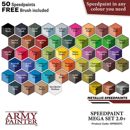 Army Painter Warpaints Speedpaint Mega Set 2.0 - 50 Colour