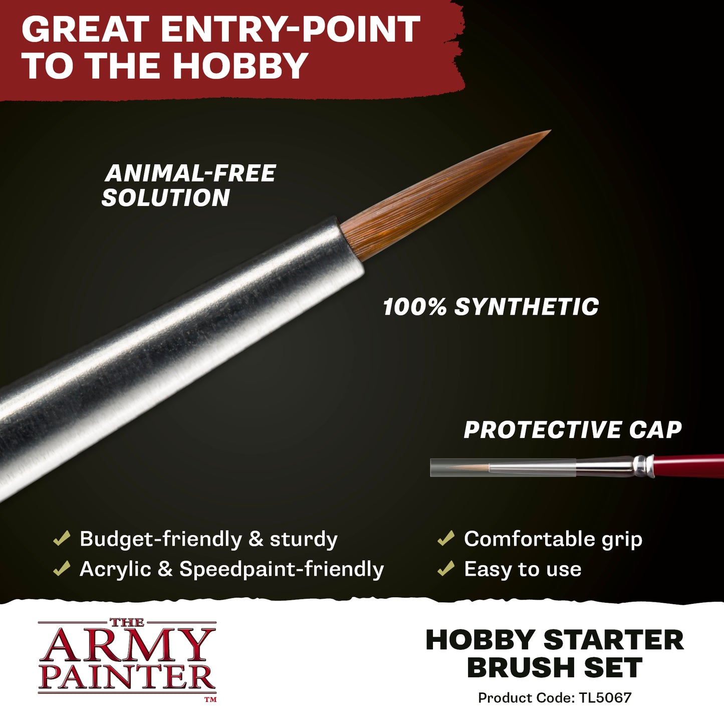 Army Painter Hobby Starter Brush Set