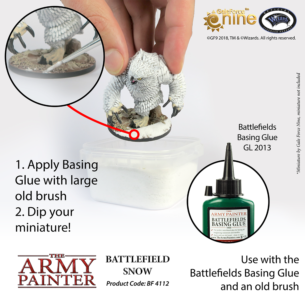 Army Painter Battlefields Snow Flock 150ml
