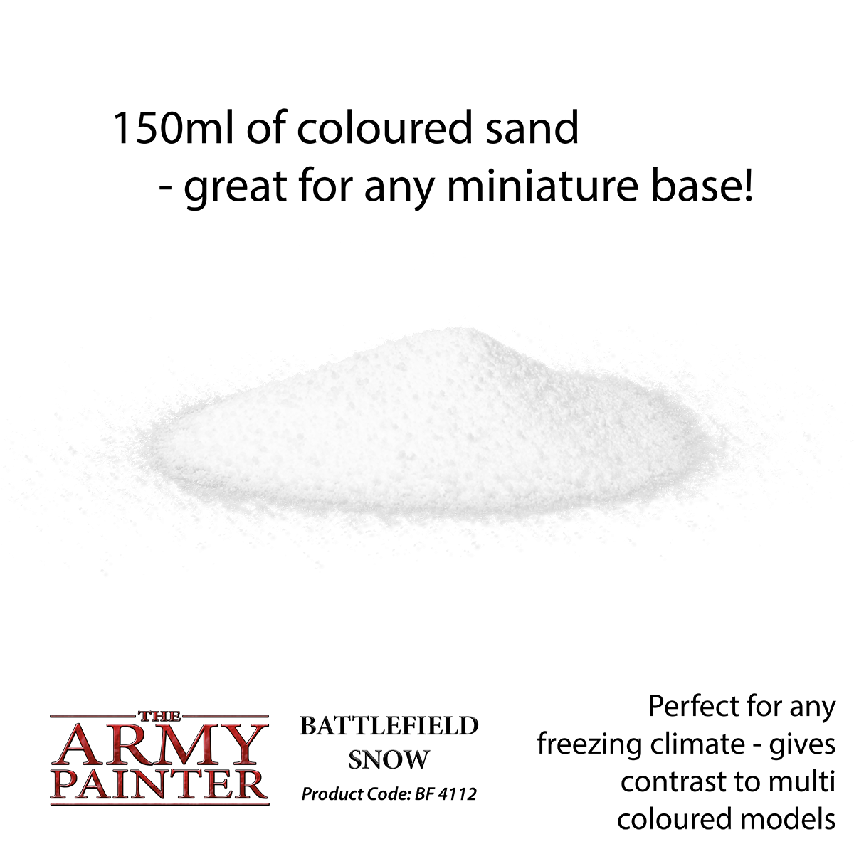 Army Painter Battlefields Snow Flock 150ml