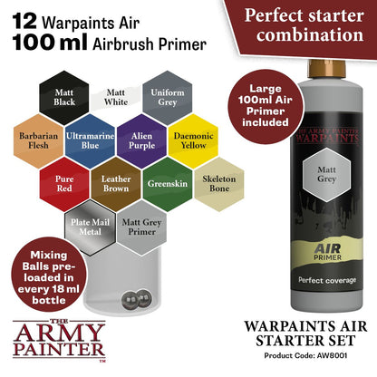 Army Painter Warpaints Air Starter Set - 12 Colours