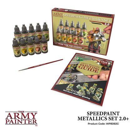 Army Painter Warpaints Speedpaint Metallics Set 2.0