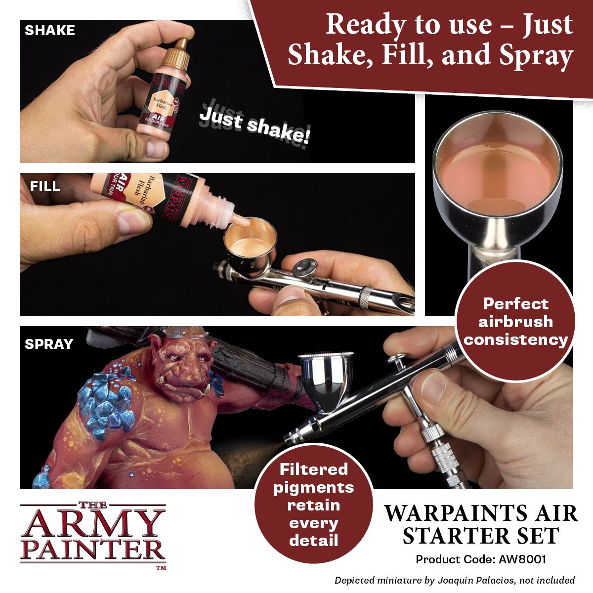 Army Painter Warpaints Air Starter Set - 12 Colours