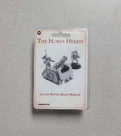 Horus Heresy Legion Rapier Quad Mortar Forgeworld OOP Resin New