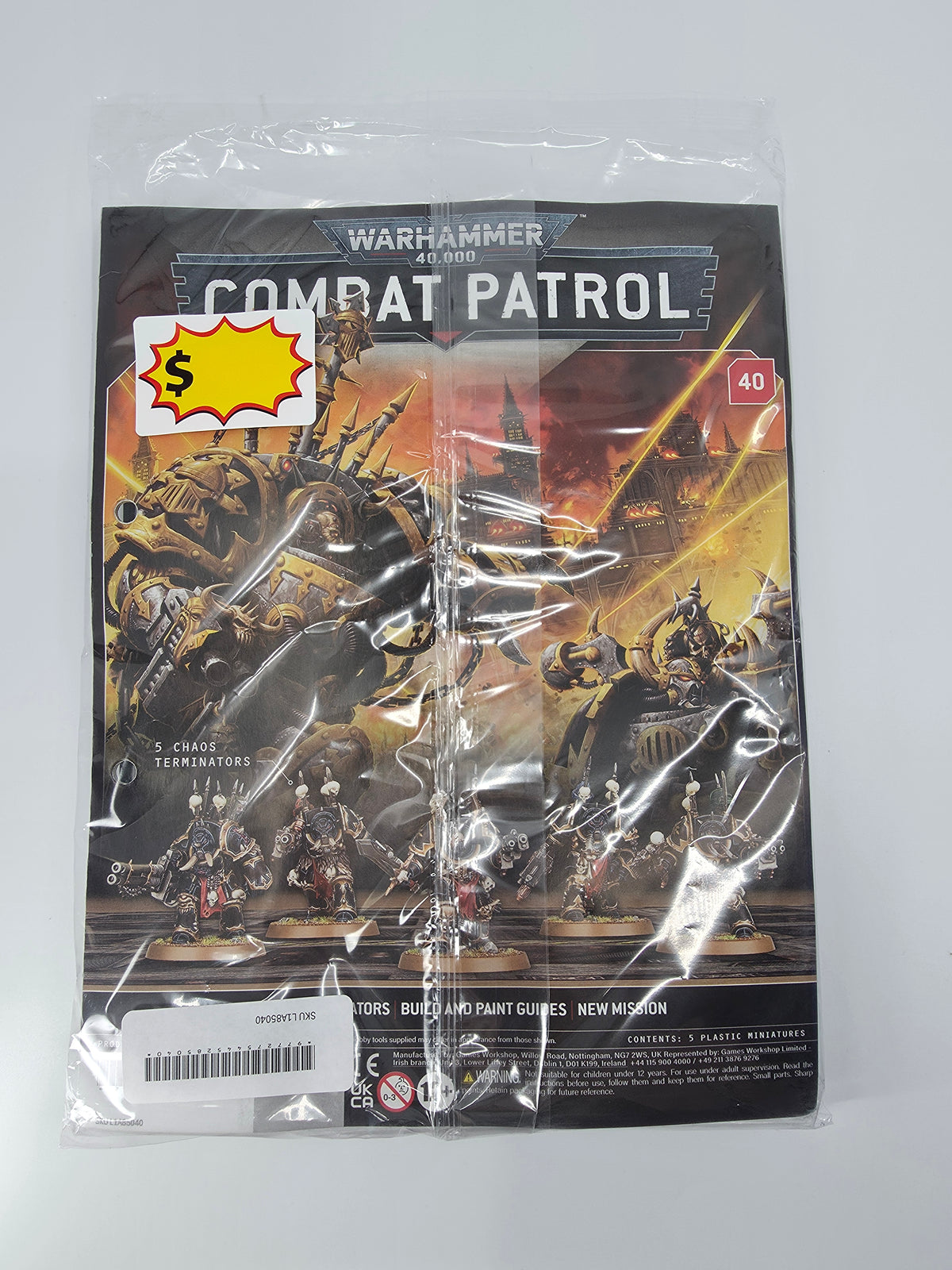 5 Chaos Terminators - Combat Patrol Issue #40 - Warhammer 40K