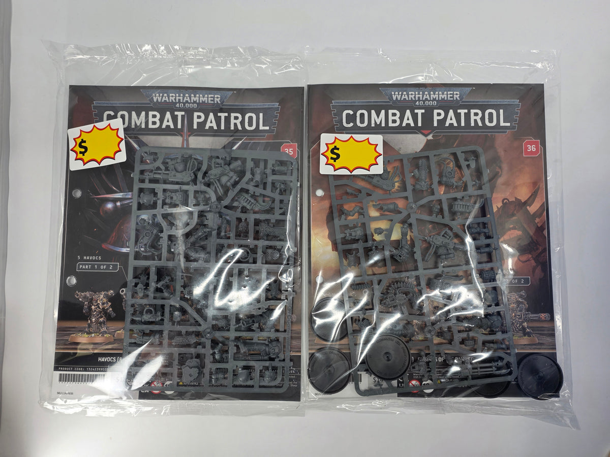 Warhammer 40k Chaos Havocs combat Patrol Magazine 35 & 36 NOS