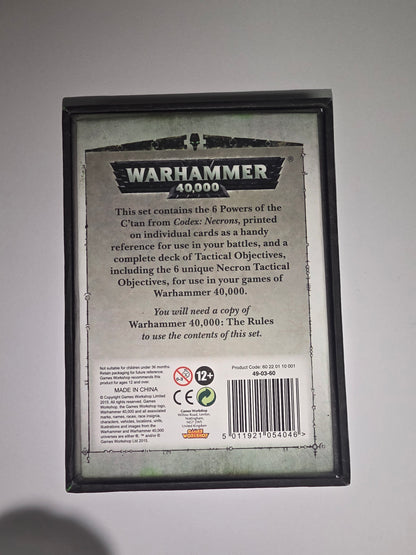Necrons Data Cards OOP 2015