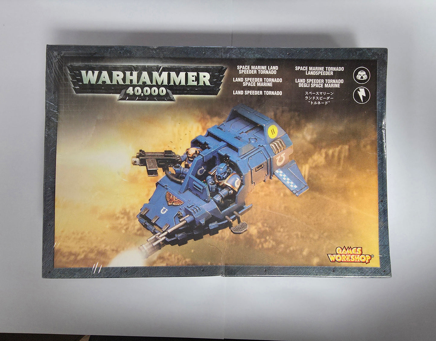 Warhammer 40k Space Marine Land Speeder Tornado OOP New Sealed