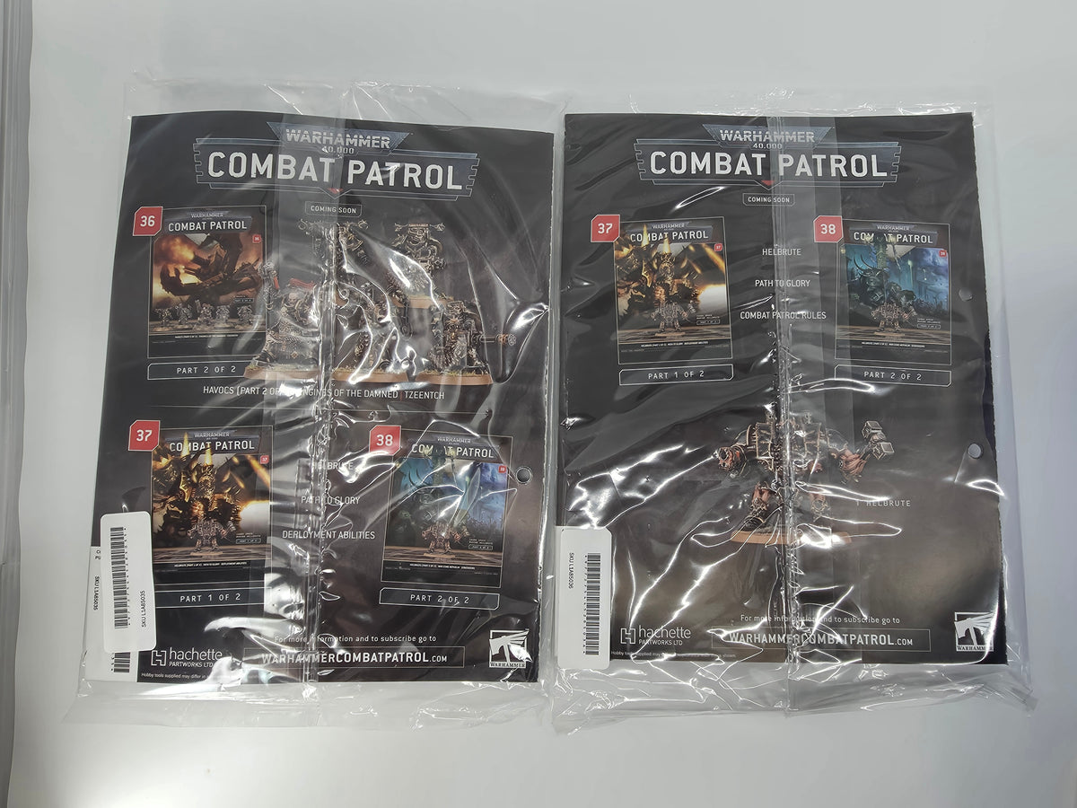 Warhammer 40k Chaos Havocs combat Patrol Magazine 35 & 36 NOS
